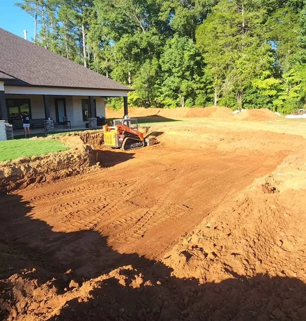 pool with calcium deposits
